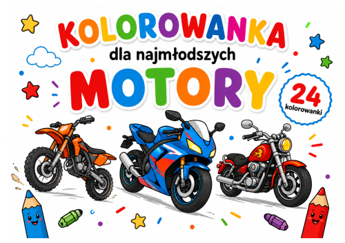 Kolorowanka motocykle dla najmłodszych.png